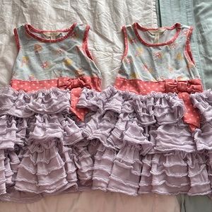 MJC cupcake dresses! Twins!